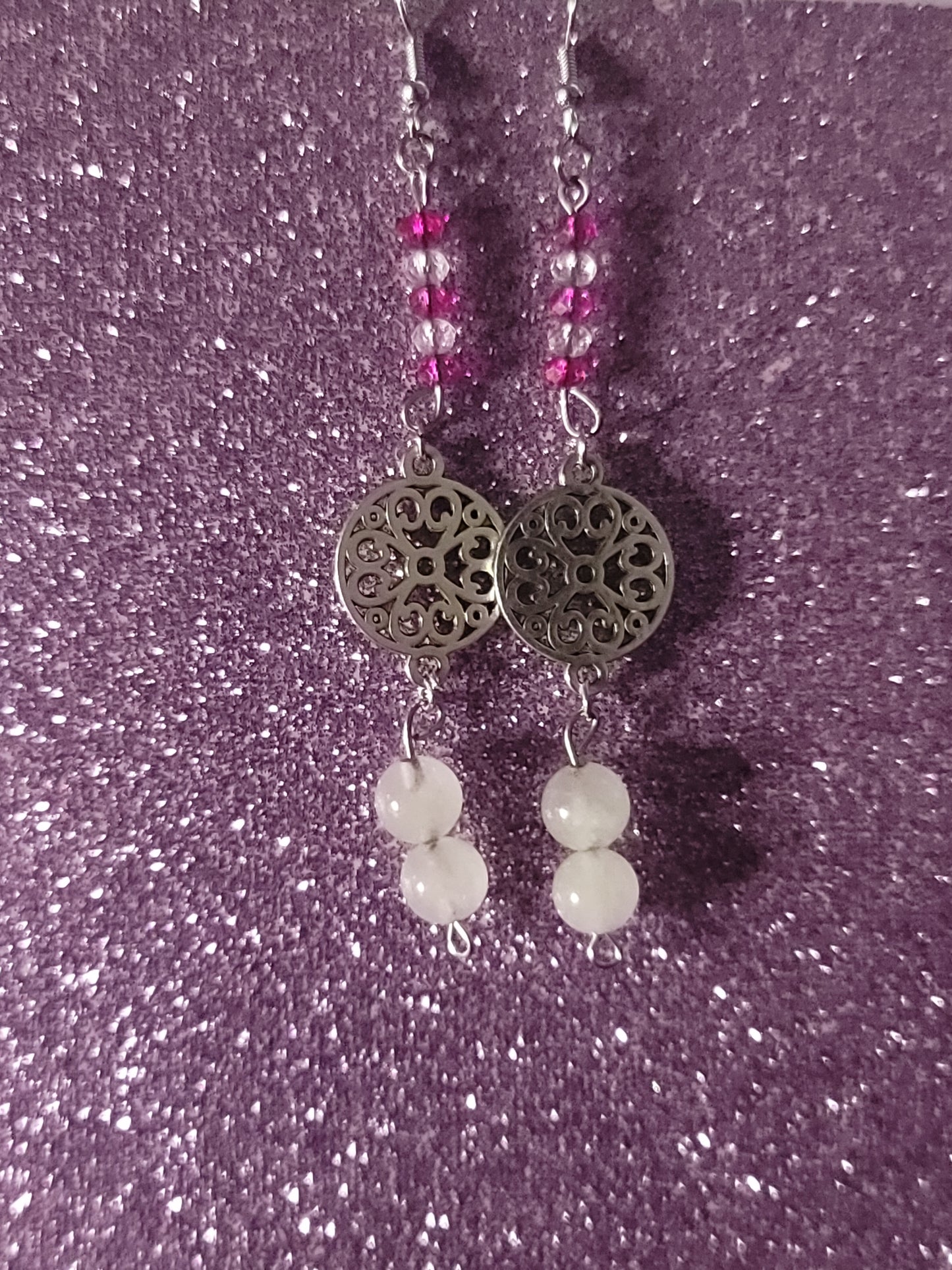 Pink Breasts Cancer Earrings