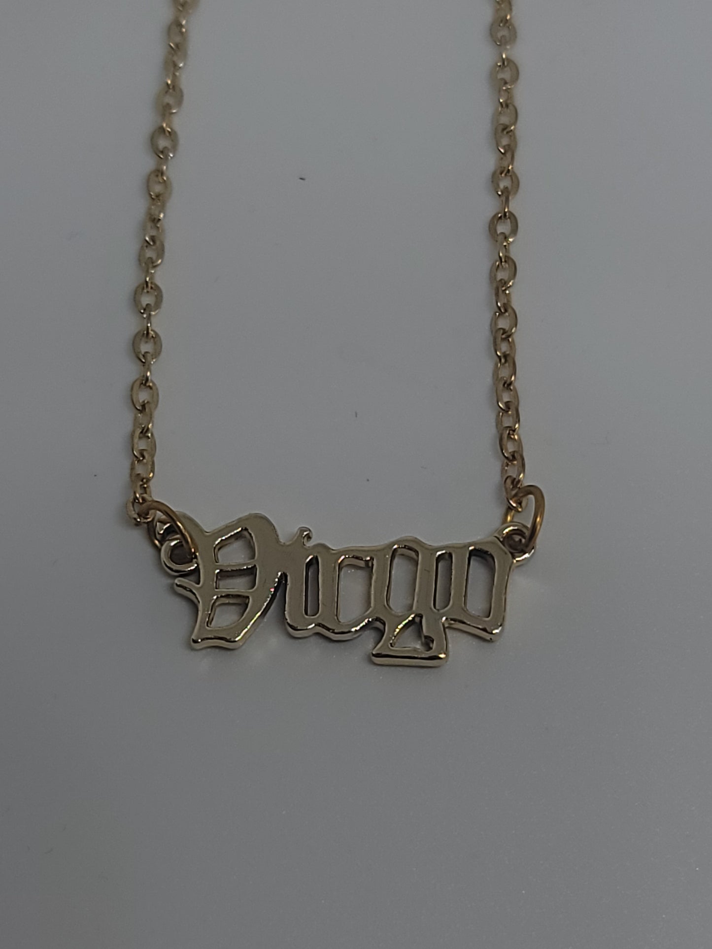 Gold Virgo Pendant Necklace