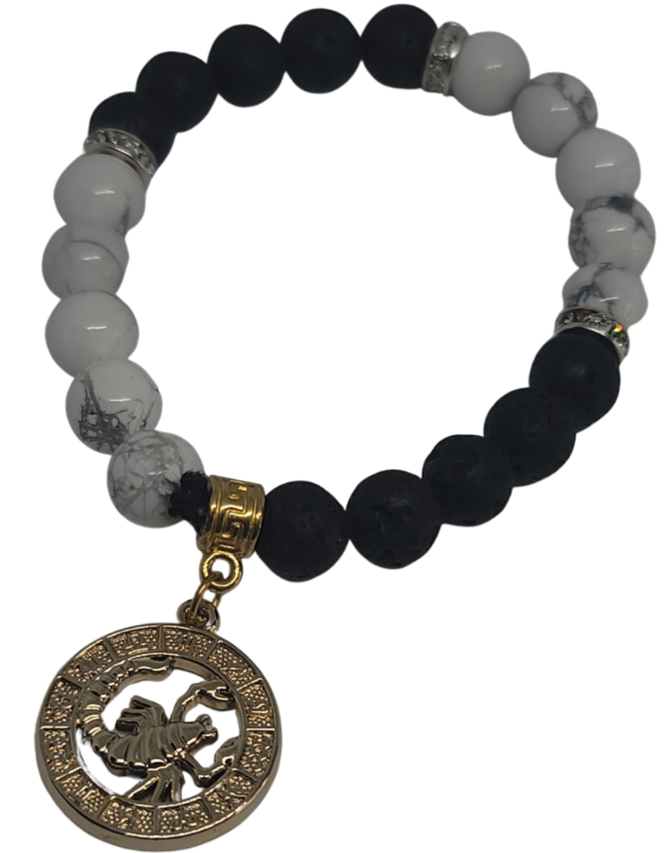 Scorpio Zodiac Chakra Bracelet