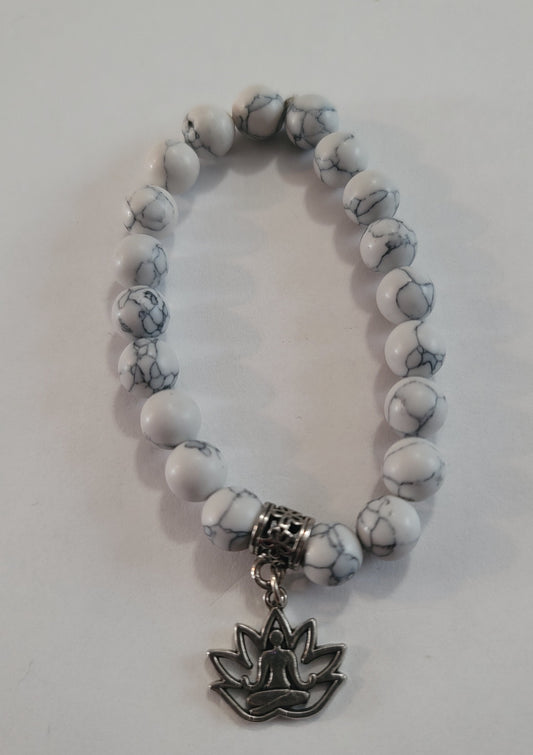 White Howlite Chakra Bracelet