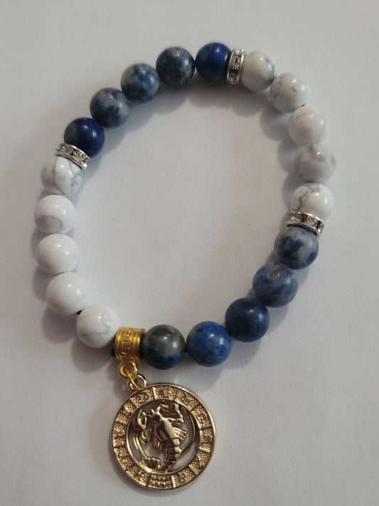 Cancer Zodiac Chakra Bracelet